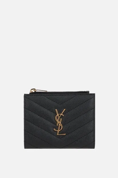 Saint Laurent Wallets In Black