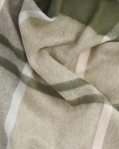 Barbour Rosefield Tartan Scarf Accessories In Gray