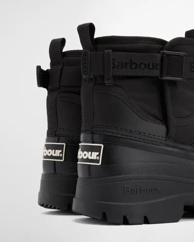 Barbour Braybourn Duck Boot Welly Shoes In Black