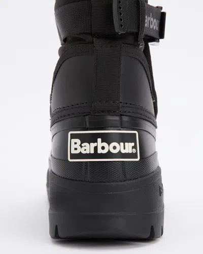 Barbour Braybourn Duck Boot Welly Shoes In Black