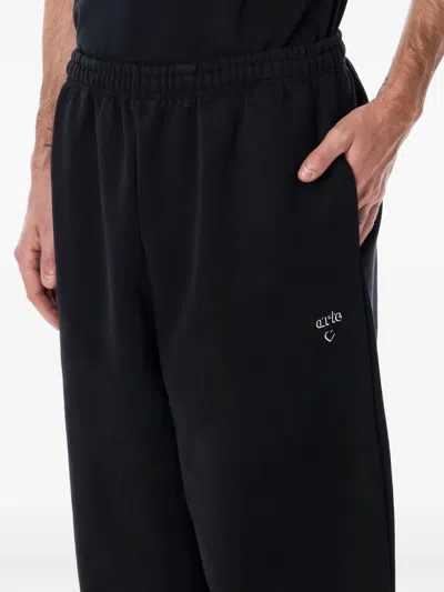 Arte Heart Sweatpants With Logo In Black
