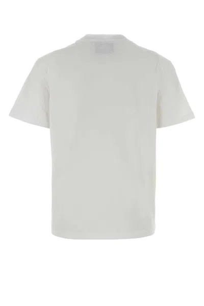 Golden Goose Deluxe Brand Women White Cotton T-shirt In Gray