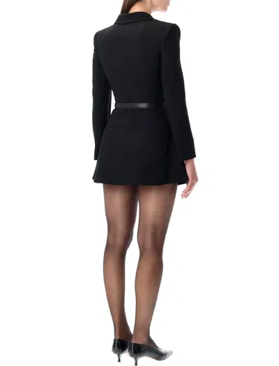 Self-portrait Blazer Belted Mini Dress In Black