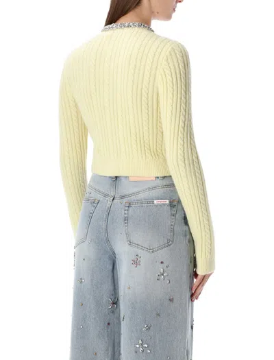 Self-portrait Cardigan Self-portrit In Yellow