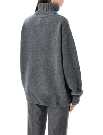 Extreme Cashmere Oversized Extra Sweater In Gray