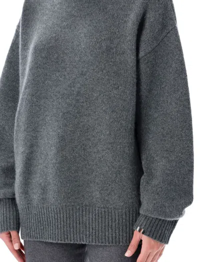 Extreme Cashmere Oversized Extra Sweater In Gray