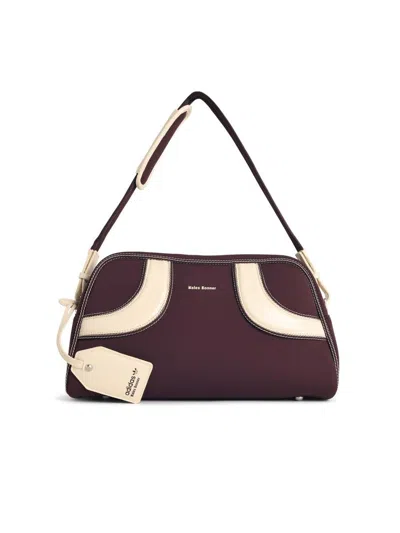 Adidas Originals By Wales Bonner 'bowling' Brown Fabric Bag In Brown