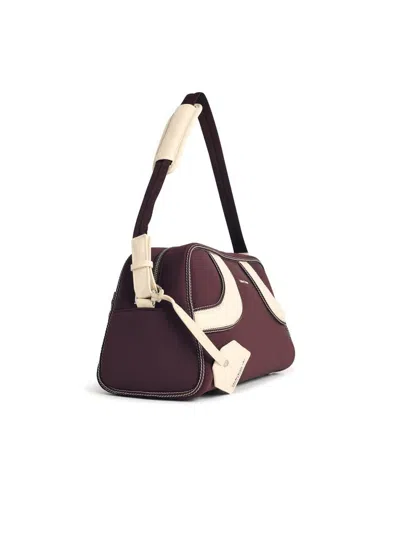 Adidas Originals By Wales Bonner 'bowling' Brown Fabric Bag In Brown