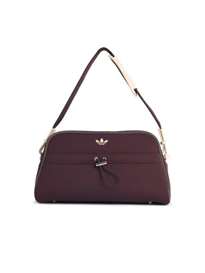 Adidas Originals By Wales Bonner 'bowling' Brown Fabric Bag In Brown