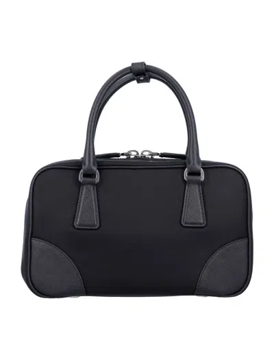 Prada Re-edition 1978 Embellished Two-handle Bags In Black