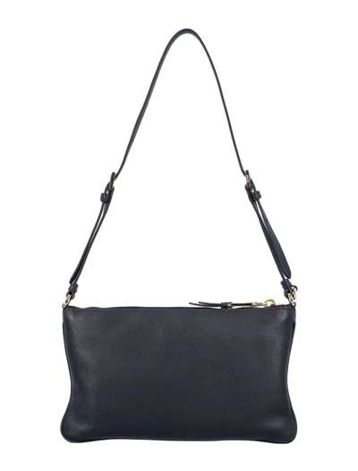 Prada Leather Pouch In Black