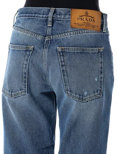 Prada Straight-leg Jeans In Blue