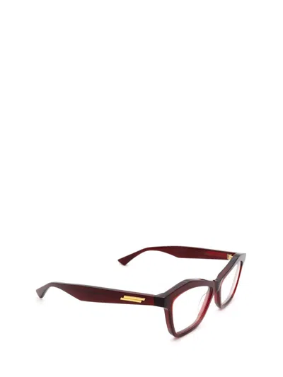 Bottega Veneta Eyeglasses In Burgundy