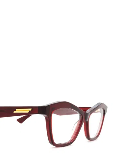 Bottega Veneta Eyeglasses In Burgundy