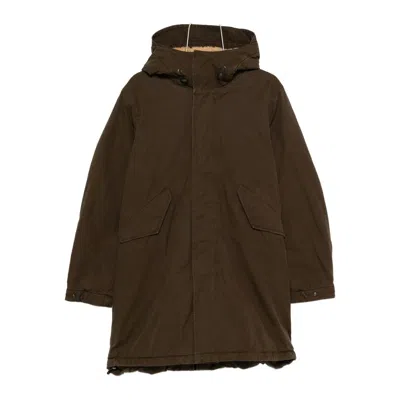 Aspesi Coats Military In Brown