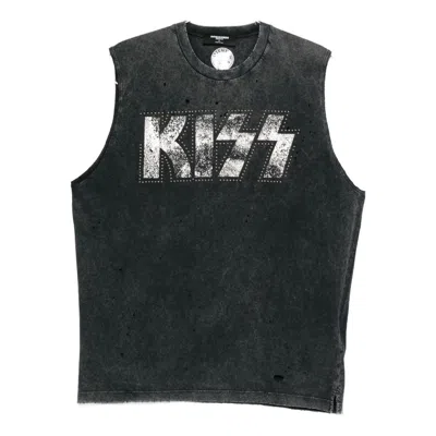 Dsquared2 X Kiss Studded Tank Top In Green