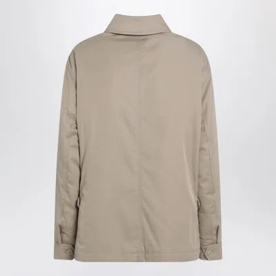 The Row Sand-colored Aurelius Jacket In And In Brown