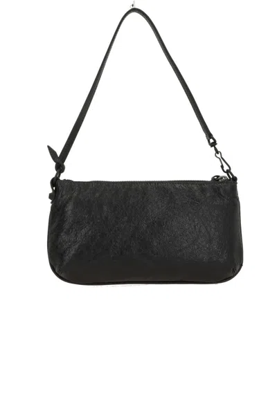 Balenciaga City Style Shoulder Bag With Adjustable Strap In Black