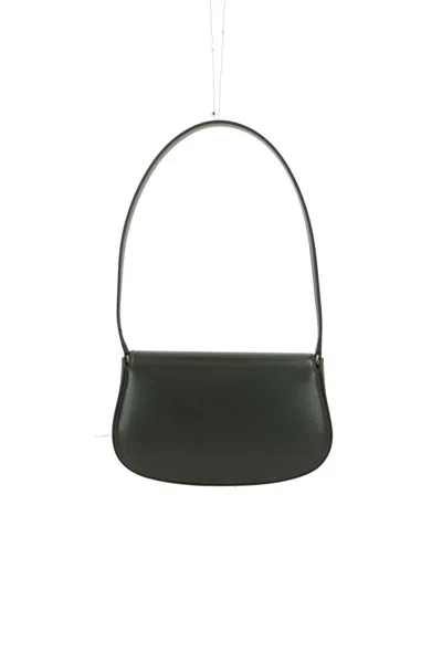 Saint Laurent Voltaire Top-handle Shoulder Bag In Green