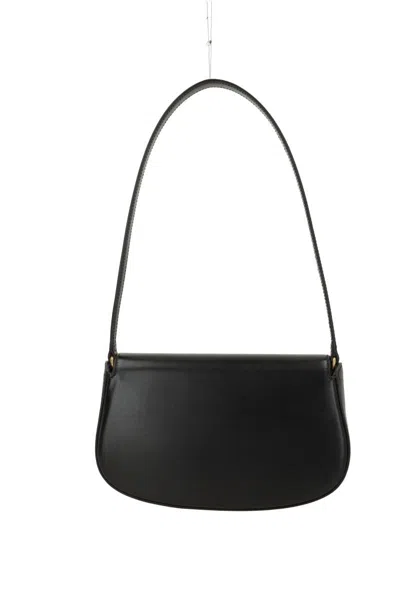 Saint Laurent Voltaire Mini Leather Shoulder Bag In Black