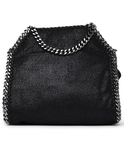 Stella Mccartney Black Polyester Tiny Falabella Bag In Black