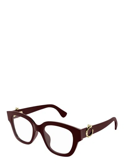 Cartier Eyeglasses In Brown