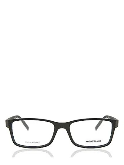 Montblanc Rectangular-frame Glasses In Black