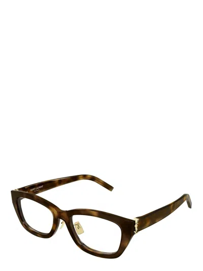 Saint Laurent Eyewear Eyeglasses In Brown
