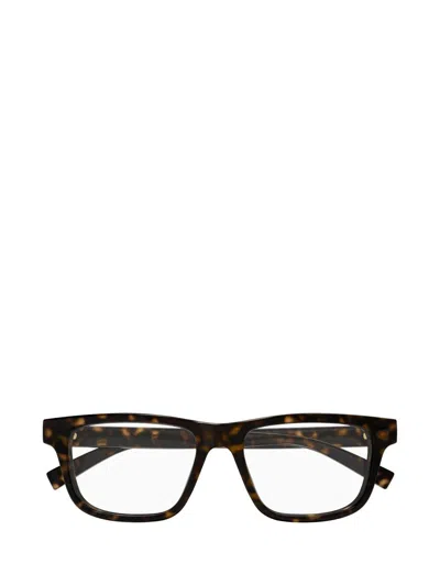 Gucci Eyewear Rectangular Frame Glasses In Black