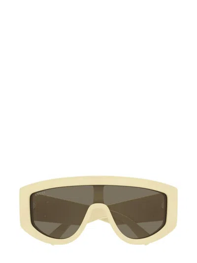 Gucci Eyewear Rectangular Frame Sunglasses In Neutral