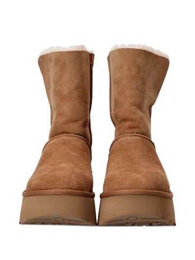 Ugg Classic Esmee Twinface Shearling Boots In Animal Print