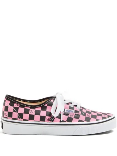 Valentino Garavani X Vans Canvas Sneakers In Pink