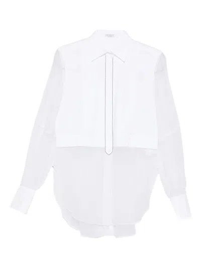 Brunello Cucinelli Long-sleeved Shirt In Multi