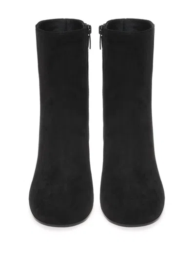 Gianvito Rossi Women Joelle Suede Leather Ankle Boots In Black