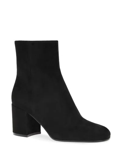 Gianvito Rossi Women Joelle Suede Leather Ankle Boots In Black