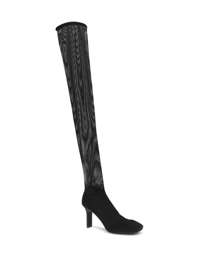 Courrèges High Mesh Boots In Multi