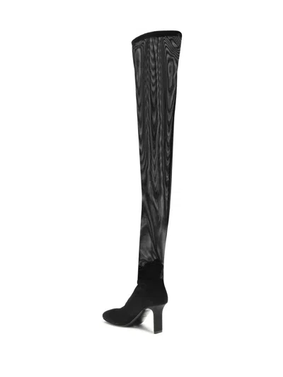Courrèges High Mesh Boots In Multi