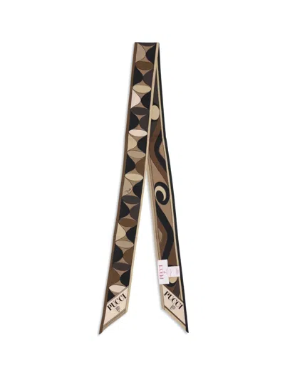 Pucci Scarves In Brown