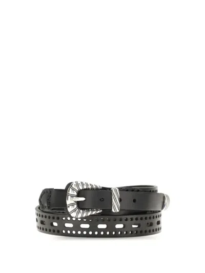 Etro Women Leather Belt In Brown