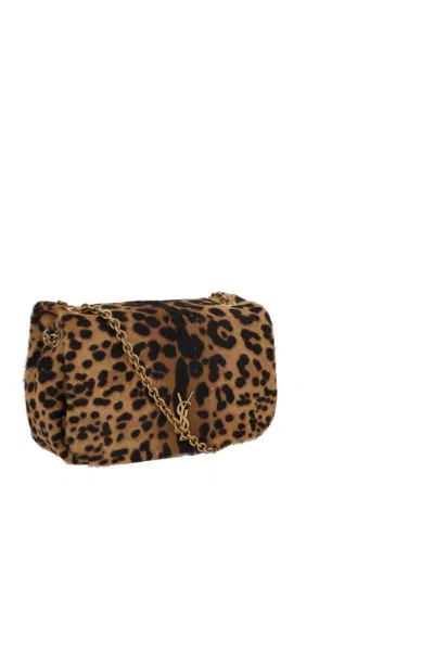 Saint Laurent Bags In Animal Print