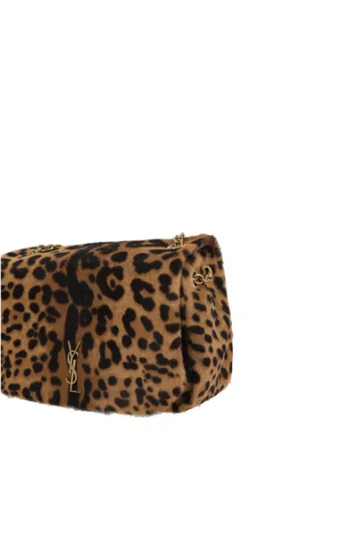 Saint Laurent Bags In Animal Print
