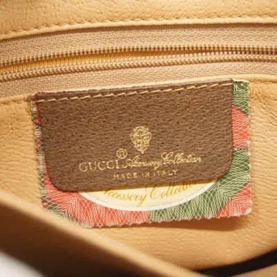 Pre-owned Gucci Beige Brown Pvc Clutch Bag () In Multi