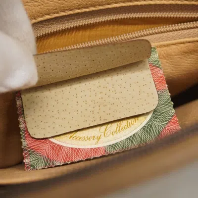 Pre-owned Gucci Beige Brown Pvc Clutch Bag () In Multi