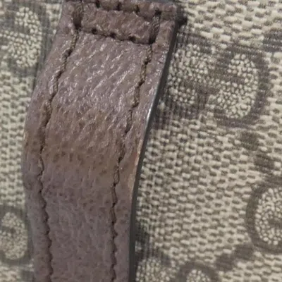 Pre-owned Gucci Beige Brown Gg Supreme Shoulder Bag () In Multi