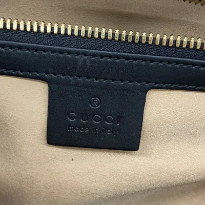 Pre-owned Gucci Black Brown Pvc Backpack () In Multi