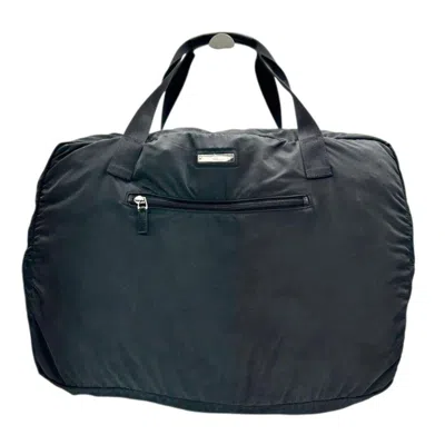 Pre-owned Gucci Black Nylon Boston Bag Handbag Tote Bag ()