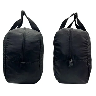 Pre-owned Gucci Black Nylon Boston Bag Handbag Tote Bag ()