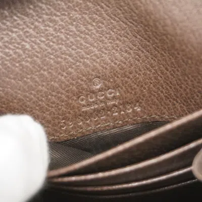 Pre-owned Gucci Brown Pvc Wallet (bi-fold) ()