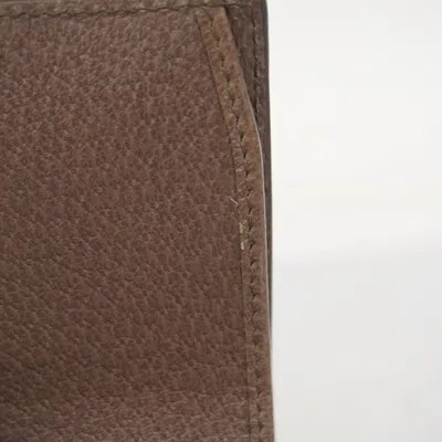 Pre-owned Gucci Brown Pvc Wallet (bi-fold) ()