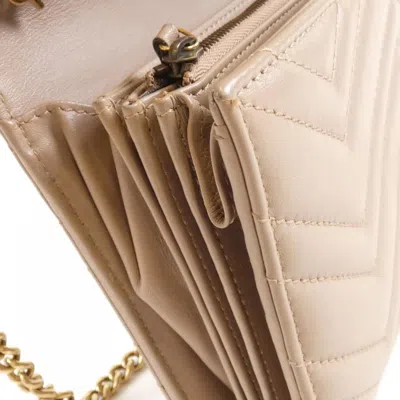 Pre-owned Gucci Gold Leather Shoulder Bag ()